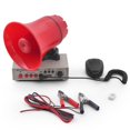 thumbnail image 1 of Car Warning Alarm Police Siren Horn Speaker with Amplifiers,MIC System and Card Reader MP3 Player, 1 of 6