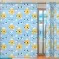 thumbnail image 2 of Coolnut Sheer Curtains Cats in The Sky Gauze Door and Window Voile Curtain Panels for Bedroom Living Room W55 x L84 In 2, 2 of 4