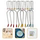 thumbnail image 2 of 24 Pcs Metal Hair Clips Hot Curler Clips Replacement Electric Roller Clips Hair Curler Securing Pins Banmo, 2 of 3