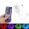 thumbnail image 2 of 40-Key RGB Remote Control for DC12V-24V LED Strips with RGBW Infrared Dimmer Controller, 2 of 8