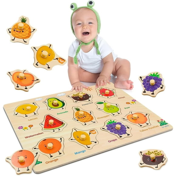 Wooden Peg Puzzles (Farm)