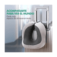 thumbnail image 5 of Cómodo Almohada De Viaje Bloosom  Espuma De Memoria Cojín Para Cuello, Gris, 5 of 5