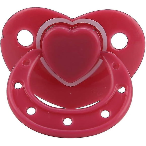 1 chupete magnético de simulación, accesorio para muñeca bebé (rosa)