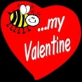 thumbnail image 3 of CafePress - Bee My Valentine Pajamas - Women's Dark Pajamas, 3 of 4