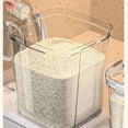 thumbnail image 5 of Aparatos de cocina, accesorios de cocina, utensilios de cocina, cubo de arroz sellado para almacenar granos y granos varios, cubo de almacenamiento transparente de gran capacidad para la cocina, tanqu, 5 of 5