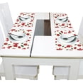 thumbnail image 4 of Ryvnso Placemats Set of 4 Cherry Fruits Bow Dining Mats Heat-Resistant Non-Slip Washable Table Mat, 4 of 8