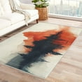 thumbnail image 1 of Forest Rugs for Living Room Bedroom - Mountain Rug 4x5 - Tree Carpet for Home Decor - Washable Non Slip Patterned Indoor Large Area Rug - Soft & Low Pile (ZN&327), 1 of 7