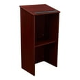 thumbnail image 4 of Oklahoma Sound 20 Series Modern Wood Full Floor Lectern in Mahogany, 4 of 7