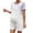 # White, variant on Taqqpue Women's Maternity Overall Shorts Solid Color Short Jumpsuits Summer Casual Sleeveless Rompers with Pockets