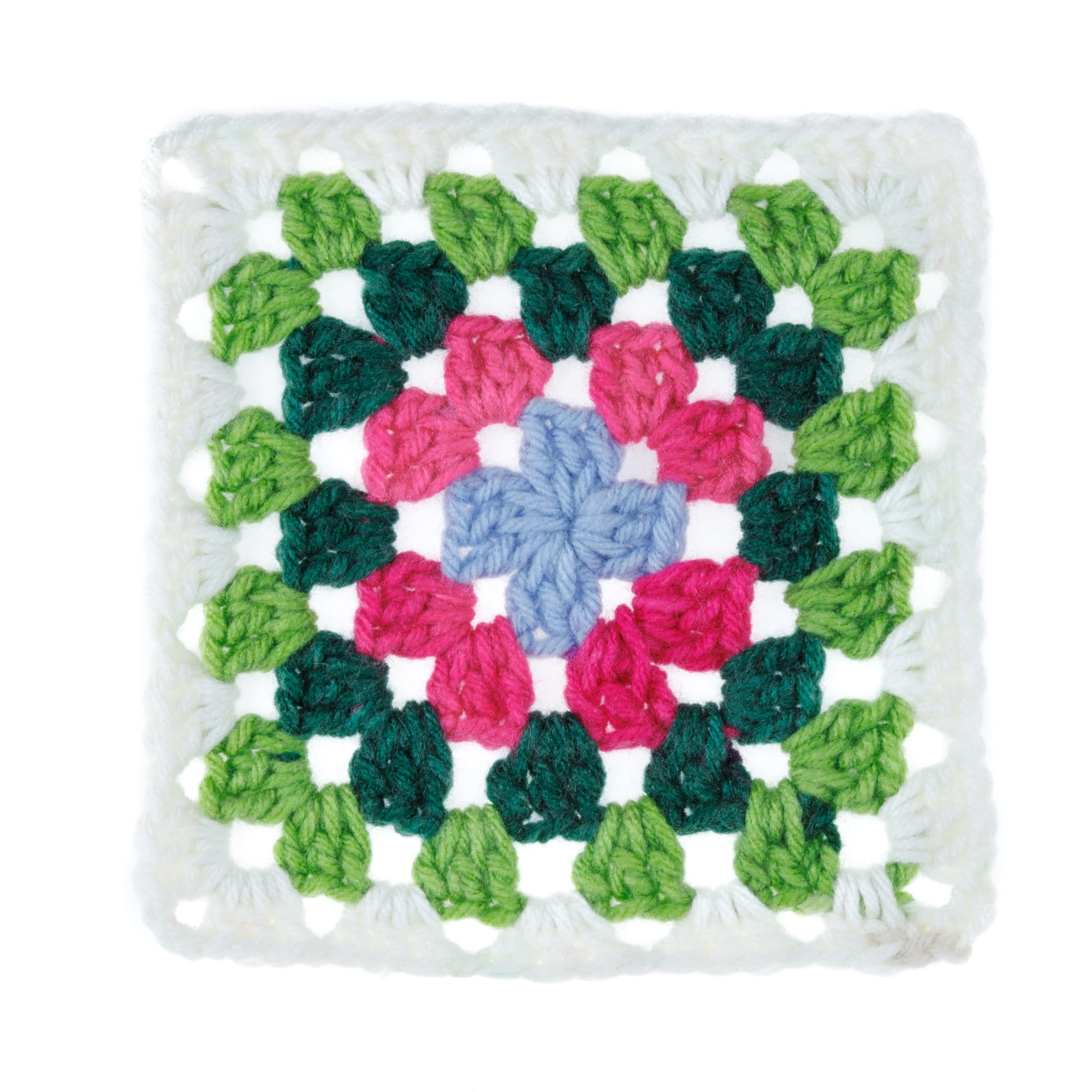 Red Heart® Granny Square™ #4 Med Acrylic Yarn, Wht-watermelon 250g 417yd (3Pk)