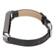 thumbnail image 2 of Correas de reloj de cuero de liberación rápida con patrón de bambú, correa de reloj inteligente de muñeca de repuesto para Xiaomi Mi Band 6 5 NFC Black, 2 of 12