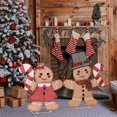 thumbnail image 2 of Ktaxon Gingerbread Man Christmas Lighted Outdoor Decoration for Holiday Lawn Garden Party, 2 of 9