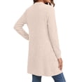 thumbnail image 4 of Fantaslook Cardigan Sweaters for Women Long Sleeve Open Front Cardigan with Pockets Casual Dressy Lightweight Fall Sweaters, 4 of 8