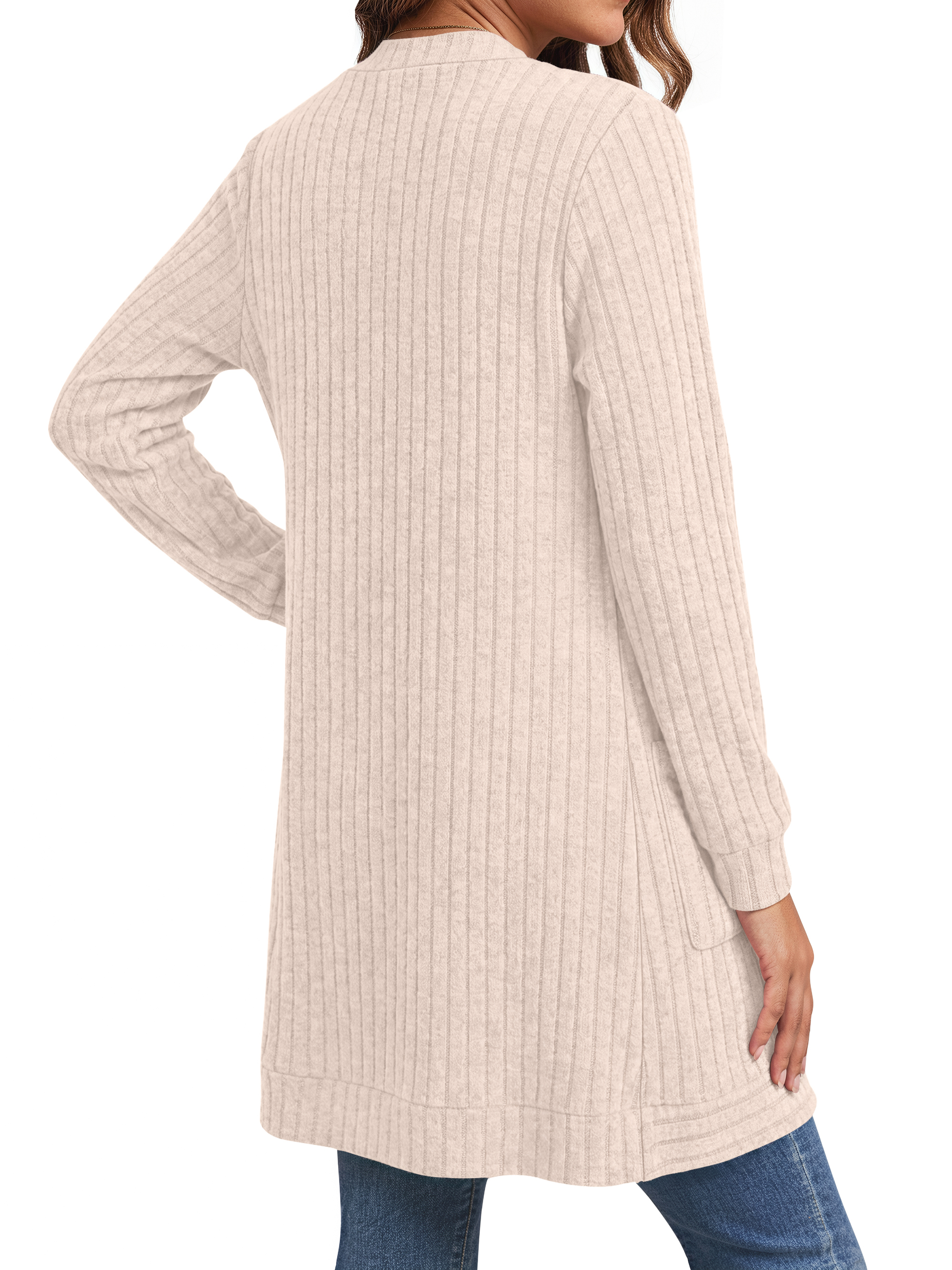 Fantaslook Women's Open Front Cardigan Sweater, Long Sleeve photo 4