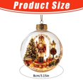 thumbnail image 3 of Glowing Christmas Story Ornament,Mini Holiday Scene Light-Up Christmas Balls With Warm Led Light,Festive Keepsake Gift,Glowing Christmas Ornament for Tree Mantel, Holiday Decoration & Gifting Use, 3 of 5