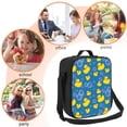 thumbnail image 5 of Gaeub Rubber Duck Lunch Box Large capacity Lunch Bag Leakproof Cooler Tote Bag Organizer with Adjustable Shoulder Strap, 5 of 7