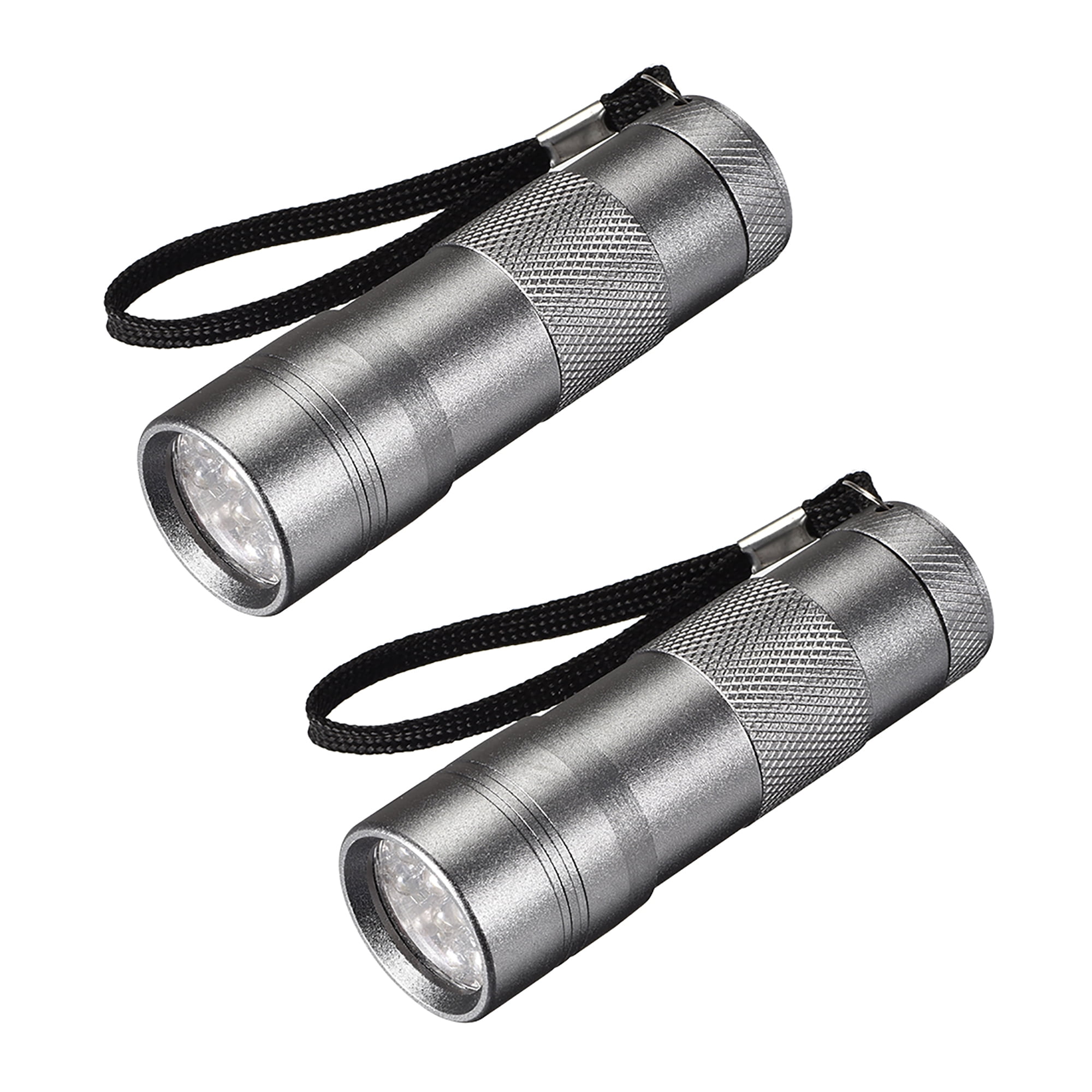 UV Mini 12 LED Aluminum Flashlight Ultraviolet Blacklight with Lanyard