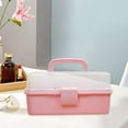 thumbnail image 6 of 3 Layer Storage Box for Nails Making Sets Painting Supplies Sewing Supplies pink, 6 of 9