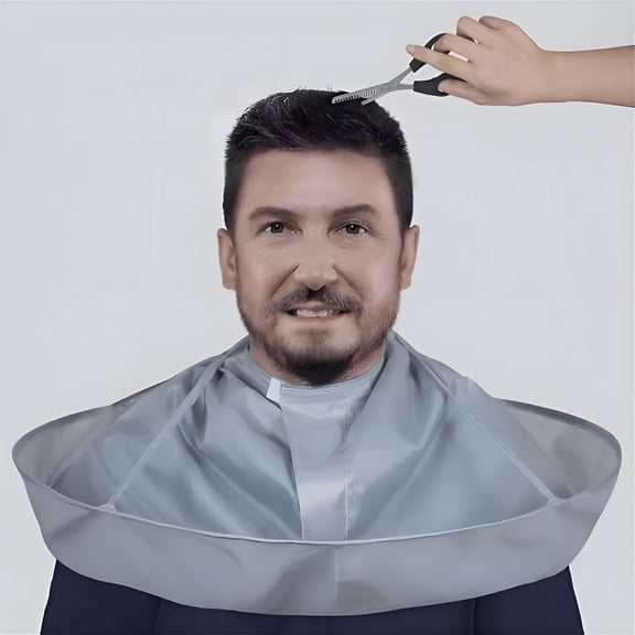 TUWAFE Hair Cutting Capes for Adults,Professional Salon Barber Cape Set,Foldable Waterproof Self Haircut Kit for Men Women,Haircut Cape Apron Self Cut System Accessories