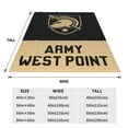 thumbnail image 3 of Army West Point Blanket Soft and Warm Cozy Flannel Lightweight Throw Blanket for Couch Sofa Bed 50x40, 3 of 4