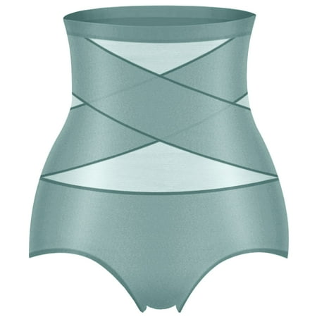WMTBSRSW Womens High Waisted Tummy Control Panties Seamless Slimming Body Shaper Underwear Shapewear Panty Strentchy Breathable No Show Briefs