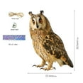 thumbnail image 5 of Fake Owls, 1 Pcs 12*8.8 inches Owls Statue, Owl Decoys to Scare Birds Away, Weatherproof Owls Decoy to Frighten Birds for Outdoor Garden, Halloween Yard Decoration, 5 of 12