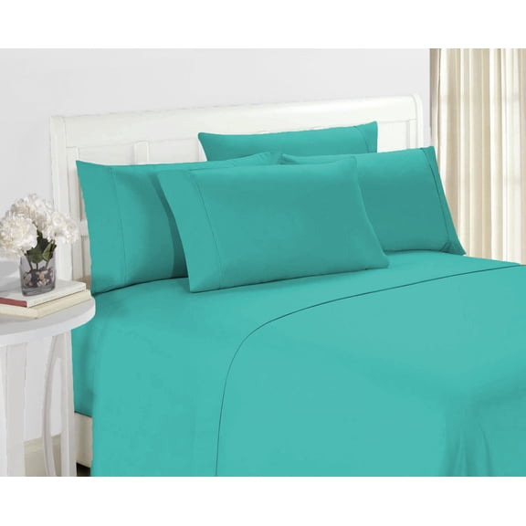 Hotel Super Soft 6 Piece Bed Sheet Set Deep Pockets Bedding - All Colors Sizes