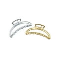 thumbnail image 4 of Time and Tru Women’s Claw Hair Clip, 2-Pack, 4 of 9