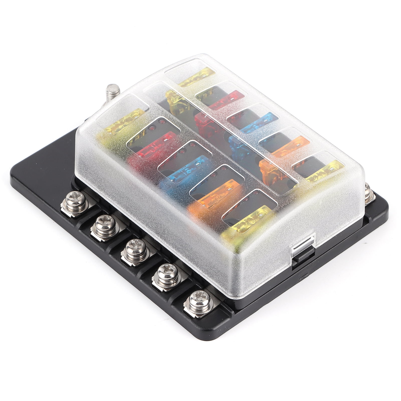 10Way Fuse Box, Widely Used Screw Nut Terminal Fuse Box, Corrosion
