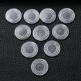 thumbnail image 5 of Unbranded Furniture Bumpers with Round Shaped Pads for Kitchen Use Transparent Rubber Grip Pads Protect Glass and Metal 18 Pcs Size S, 5 of 10