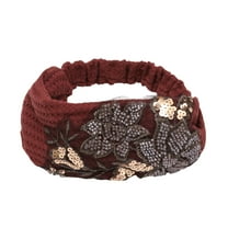 Unique Bargains 1 Pc Headband Rose Wide Hairband for Women Orange Red