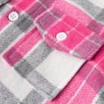 thumbnail image 5 of CSCHome Toddler Kids Unisex Plaid Shirt,Fall&winter Warm Cotton Shirt Long Sleeve Button down Coat for Kids 6M-9Y, 5 of 6