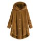 thumbnail image 1 of Abrigo de otoño invierno para mujer, cálido abrigo de oso de peluche, chaqueta de lana, abrigo de felpa para mujer, chaqueta con capucha, nuevos abrigos para mujer, chaqueta de Color sólido, 1 of 4