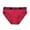 Red, variant on Posijego Plus Size Underwear for Women Cotton Briefs High Waist Stretch Seamless Breathable Soft Panties