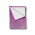 thumbnail image 2 of Ombre Soft Flannel Fleece Throw Blanket, Romantic Violet Flowers Inspired Contour Style Modern Digital Design Art Print, Cozy Plush for Indoor and Outdoor Use, 50" x 60", Violet Purple, by Ambesonne, 2 of 6