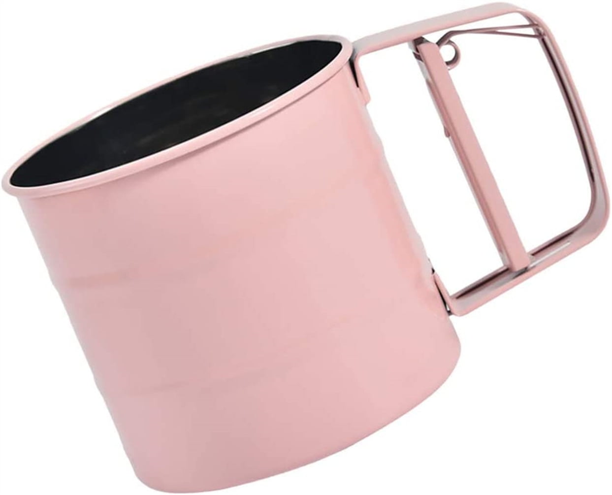 Happon Flour Sifter Hand Crank Sifter Flour Sieve Cup Stainless Steel