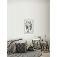 thumbnail image 3 of Marmont Hill Smokey Flower Crown Framed Wall Art, 8.00" x 1.50", 3 of 6