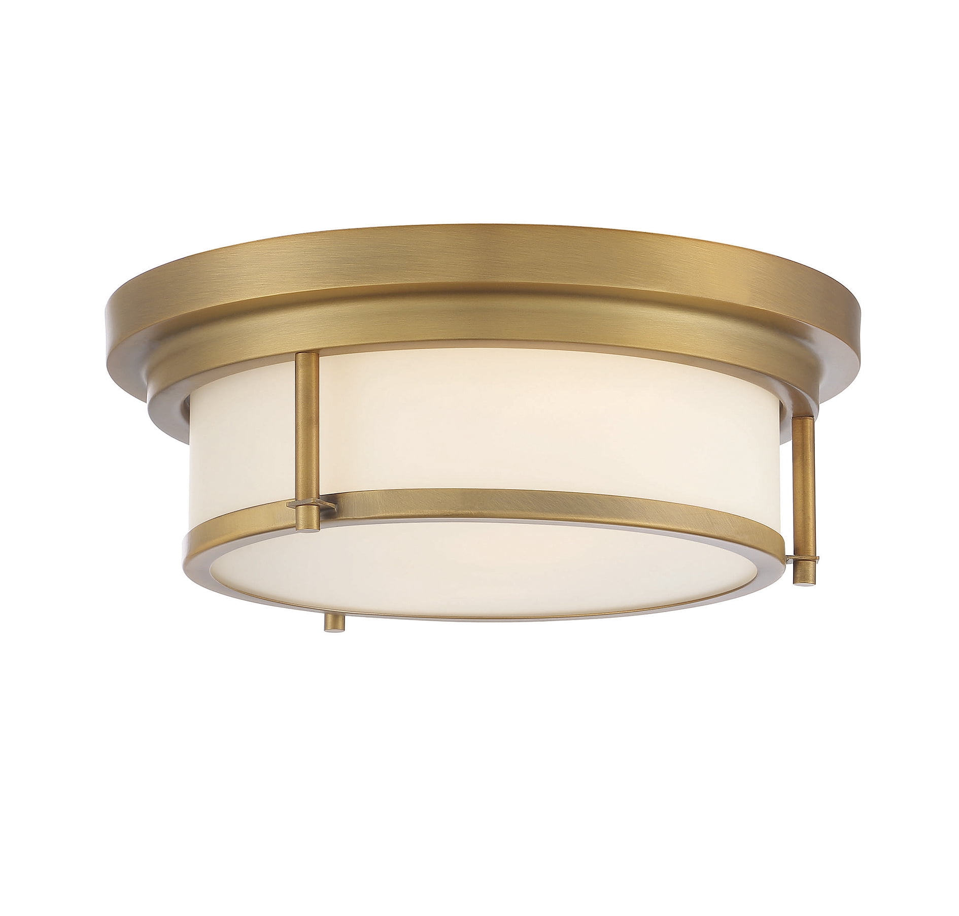 Trade Winds Lighting 2-Light Ceiling Light In Natural Brass