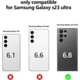 thumbnail image 2 of Gradient Magnetic Samsung Galaxy S23 Ultra 5G Phone Case, Compatible with MagSafe, Upgraded Camera Lens Film Protection Shockproof Matte Cases for Galaxy S23 Ultra 6.8" (Pink Blue Gradient), 2 of 8