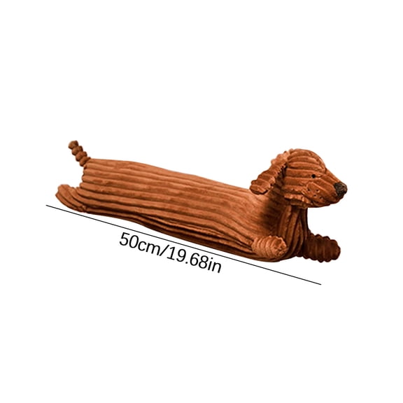 A Dachshund Dog Plush Pillow Toy Long Body Soft Stuffed Animal Doll For Children Cute Gift