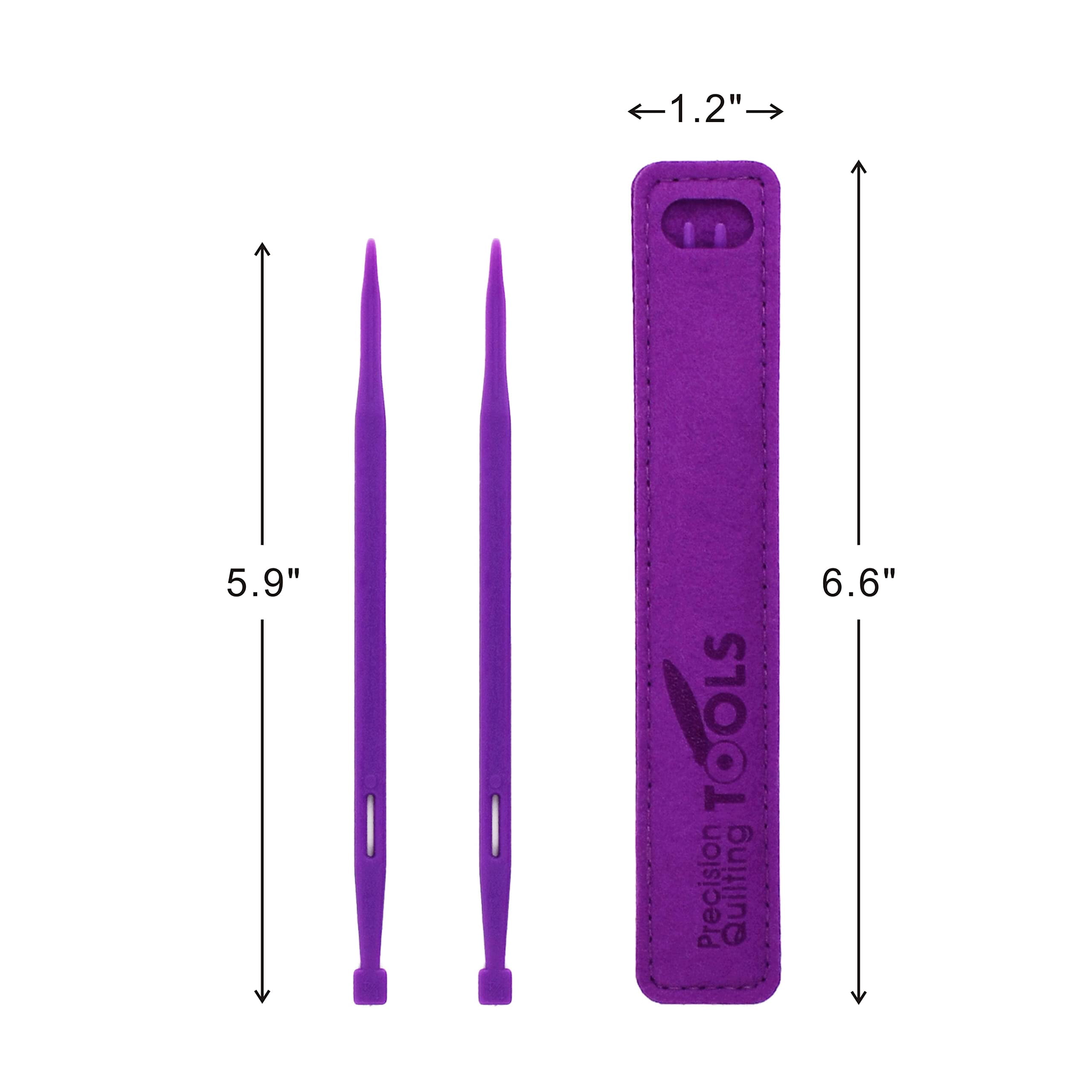 Precision Quilting Tools Purple Thang Set - Multifunctional Sewing Kit Accessory for Turning Things Inside Out