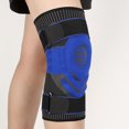 thumbnail image 4 of Knee Braces for Knee Pain with Adjustable Straps, Compression Knee Support Sleeve(blue-black), 4 of 5