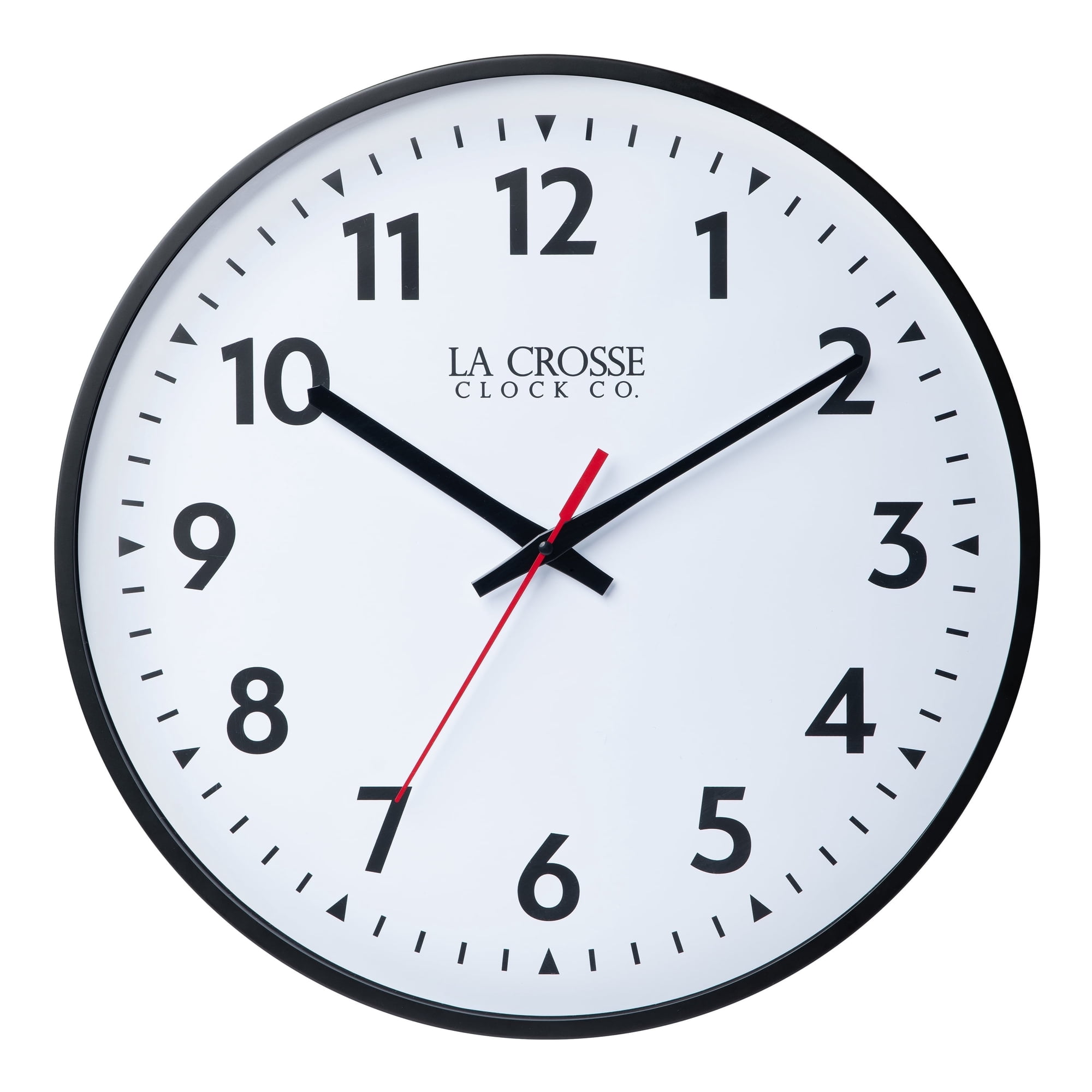 La Crosse Clock 19 Inch Commercial Silent Quartz Analog Wall Clock, 404 3048 INT La Crosse Clock 19 Inch Commercial Silent Quartz Analog Wall Clock, 404 3048 INT 62 c 02862 fcfc
