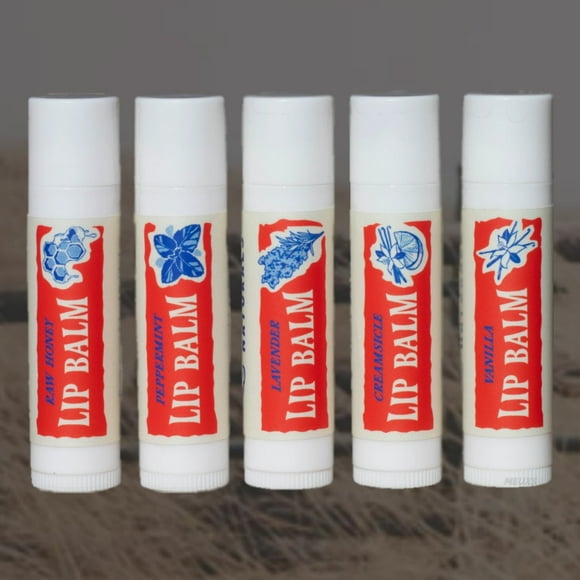 Papabear Tallow Lip Balm, Grass-fed Tallow, ๐ท๐๐๐๐๐๐ ๐๐๐๐ ๐น๐๐ ๐ฉ๐๐๐๐๐๐, Pack of 5