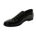 thumbnail image 3 of Men Santino Luciano Formal Shoes Patent Leather Shiny Slip on Loafer C350 Black, 3 of 8