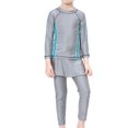 thumbnail image 4 of Traje de Baño para Niña Eigraketly Gris 140cm, 4 of 6