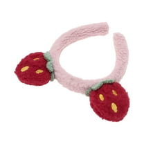 Unique Bargains 1 Pc Classic Elegant Strawberry Headbands for Women 7.87"x8.27"x0.79" Pink