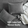 thumbnail image 3 of 3PCS Full/Queen Twill Washed Comforter Set, 3 of 9