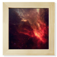 thumbnail image 1 of Brillante rojo nebulosa universo ilustración patron Pantalla de escritorio de pared de fotograma cuadrado, 1 of 4