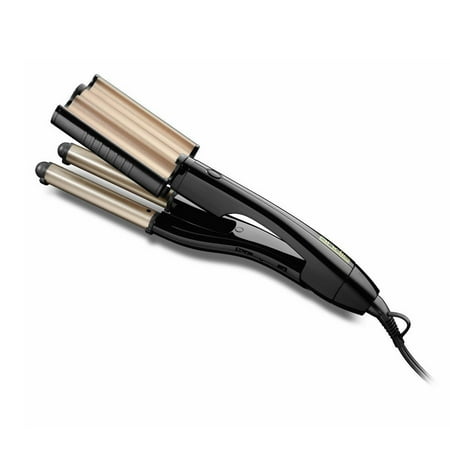 Professional Security Wand - Hair Waver Iron, Andis Gold Beach Ceramic Professional Curling Iron Hair Waver